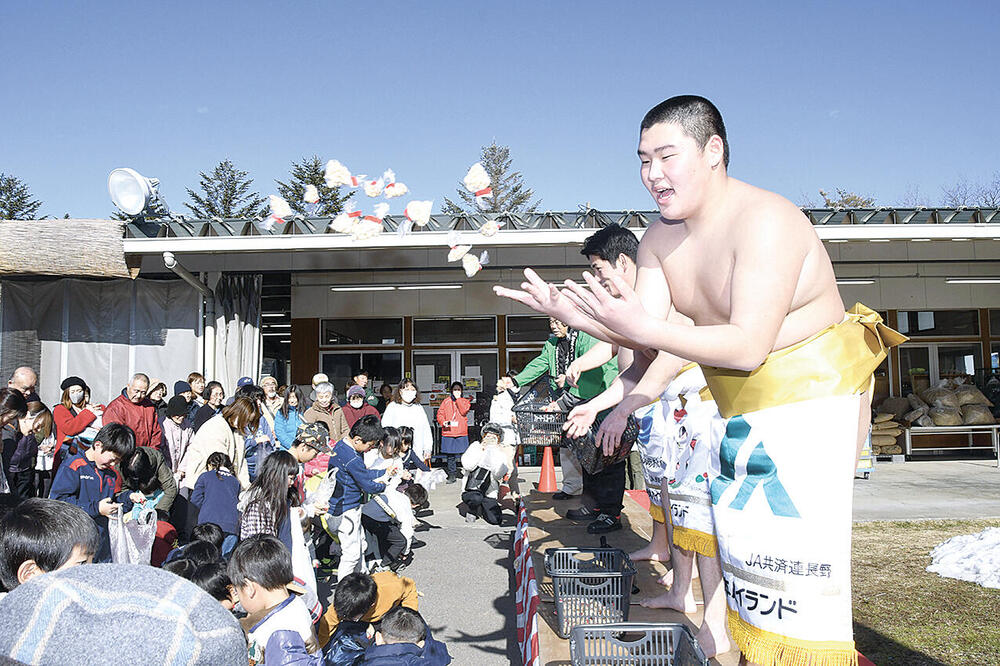 松本 内田で福豆まき 地域の話題 株式会社市民タイムス