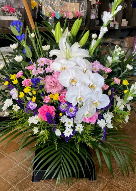 新盆用の供花 注文受け付け中 フラワーショップしんばし