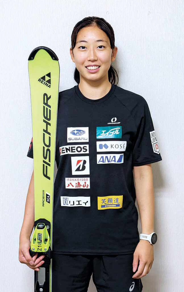 女子アルペンスキーのナショナルチーム入りを果たした澤村