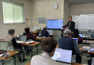 「町会ＨＰ作成 講座」も開講 　松本地域シルバー人材センター　シニアパソコン教室
