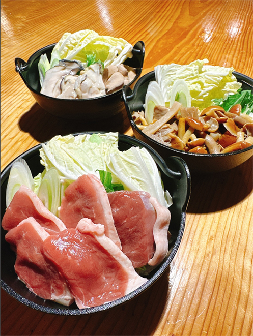 心も体も温まる 各種鍋が好評 　松本くろ門