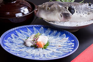 とら河豚会席 コースが好評 　こよみ料理　鼎