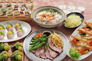 神社併設会場で 特別な忘新年会 　深志神社　梅風閣