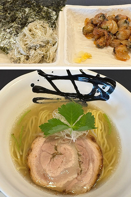 しじみと昆布の 塩らーめん好評 　麺処髙橋商店