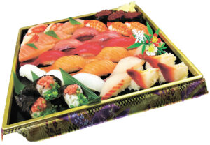 お年取りに すしと刺し身を 　海鮮蔵　魚魚魚