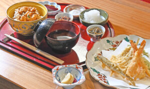 元日～４日に 年始特別定食 　天麩羅　千の音