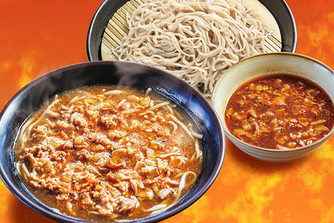 冬の辛肉そば キャンペーン 　小木曽製粉所