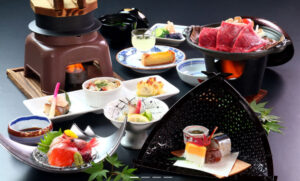 温泉で１泊し ゆったり宴会を 　松本浅間温泉　錦の湯　地本屋