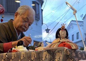 伝統工芸士の 実演会を開催 　林人形工房