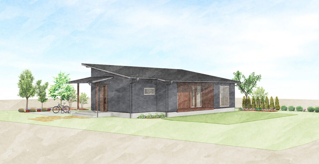 心地いい平屋の ついの住処完成 木族の家