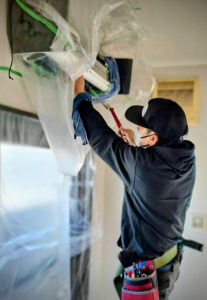 天然エコ洗剤で エアコン清掃 　お掃除クリア