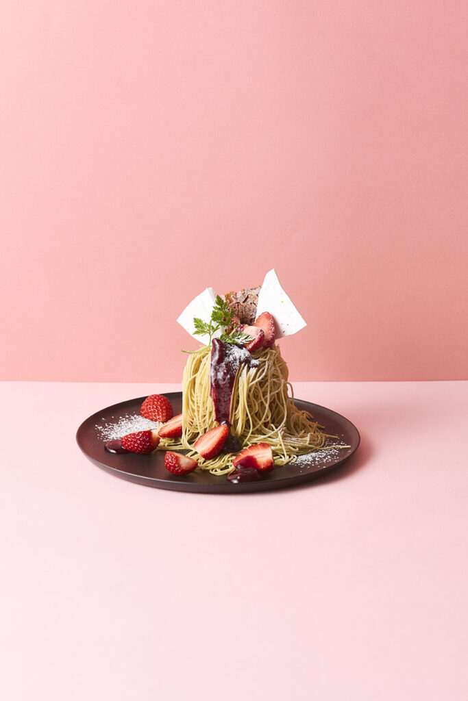 春限定メニュー カフェで提供 　わの栗のわ　ＡＺＵＭＩＮＯ