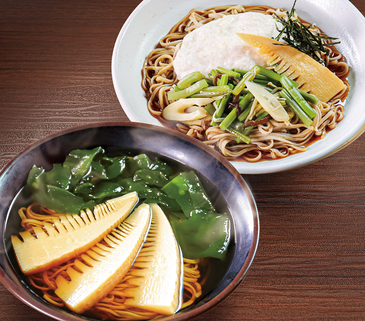 小木曽の春そば １８日から提供 　小木曽製粉所