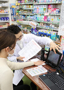 血管血流測定と ベジチェック 　由比ヶ浜薬局